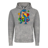 Cloud Rock autism trex Vintage Hoodie - Zillion Design Studio