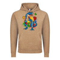 Vintage Coffee autism trex Vintage Hoodie - Zillion Design Studio