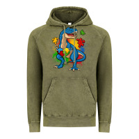 Vintage Olive autism trex Vintage Hoodie - Zillion Design Studio