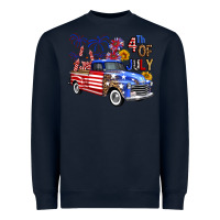 Western Truck Fourth Of July America Heavyweight Sweatshirt | Teevron