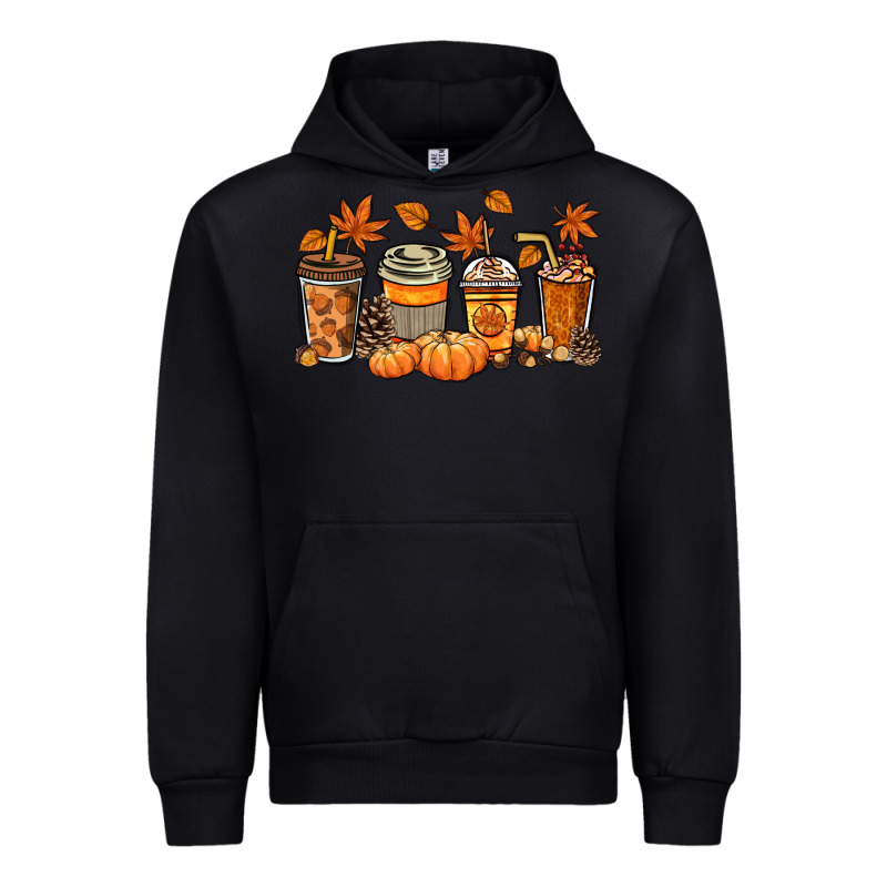 Fall Coffee Cups Urban Hoodie by NancyCooperArtShop | Teevron