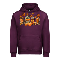 Mauve Wine Fall coffee cups Urban Hoodie - NancyCooperArtShop