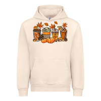 Sandshell Fall coffee cups Urban Hoodie - NancyCooperArtShop