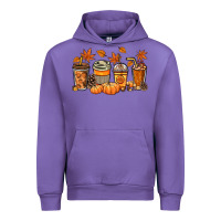 Tulip Fall coffee cups Urban Hoodie - NancyCooperArtShop
