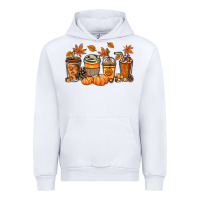 White Fall coffee cups Urban Hoodie - NancyCooperArtShop