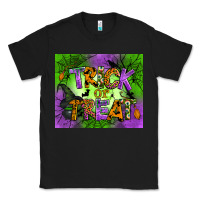 Black trick or treat mouse pad Classic Tee - BundleAndBundleShop