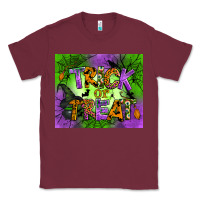 Burgundy trick or treat mouse pad Classic Tee - BundleAndBundleShop