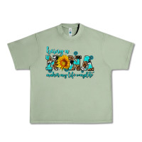 Oil Green being a nana makes my life complete Urban Heavy Tee - AdoDesignShop