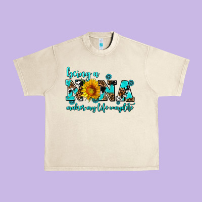 Being A Nana Makes My Life Complete Urban Heavy Tee Designed By Adodesignshop