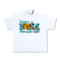 White being a nana makes my life complete Urban Heavy Tee - AdoDesignShop