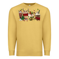 Antique Gold lumberjack coffee Premium Sweatshirt - MaliasSmallBusiness