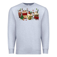 Heather Grey lumberjack coffee Premium Sweatshirt - MaliasSmallBusiness