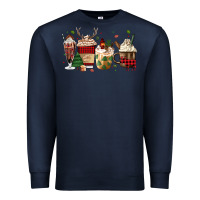 Navy lumberjack coffee Premium Sweatshirt - MaliasSmallBusiness