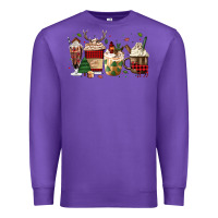 Purple lumberjack coffee Premium Sweatshirt - MaliasSmallBusiness