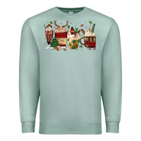 Seafoam lumberjack coffee Premium Sweatshirt - MaliasSmallBusiness
