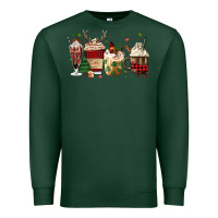 Sports Green lumberjack coffee Premium Sweatshirt - MaliasSmallBusiness