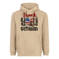 Thank You Veteran Heavyweight Hoodie | Teevron