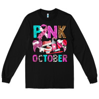 Black pink october Long Sleeve Tee - AdoDesignShop