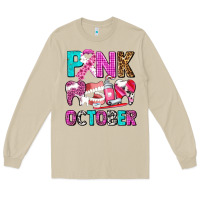 Mushroom pink october Long Sleeve Tee - AdoDesignShop