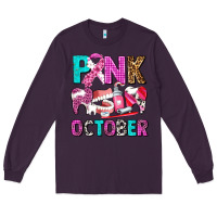 Plum pink october Long Sleeve Tee - AdoDesignShop
