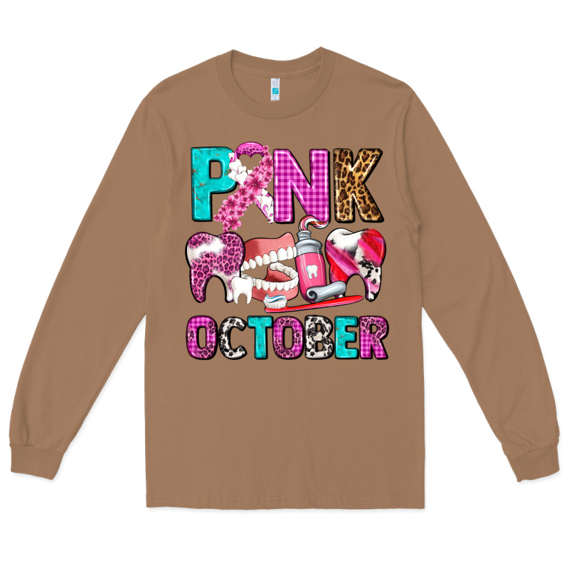 Pink October Long Sleeve Tee by AdoDesignShop | Teevron