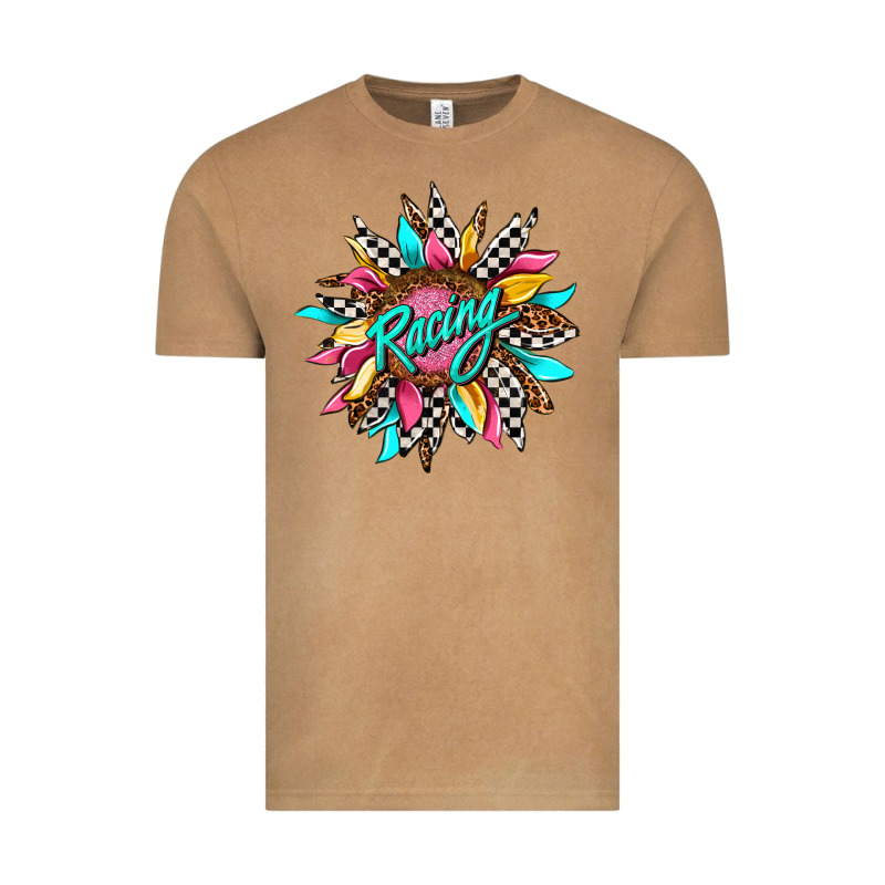 Racing Sunflower Vintage Tee by AdoDesignShop | Teevron