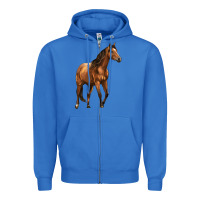 True Royal Quarter Horse Zipper Hoodie - LillyAllenDesigns