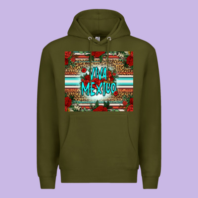 Viva Mexico Long Live Mexico Premium Hoodie Designed By Jasminsmagicworld