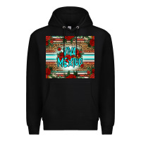 Black viva mexico long live mexico Premium Hoodie - Jasminsmagicworld