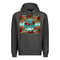 Charcoal Heather viva mexico long live mexico Premium Hoodie - Jasminsmagicworld