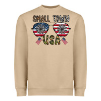 Mushroom small town usa Heavyweight Sweatshirt - CowhideDigitalArt