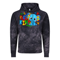 Cloud Black be kind autism elephant Vintage Hoodie - Zillion Design Studio