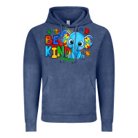 Vintage Denim be kind autism elephant Vintage Hoodie - Zillion Design Studio