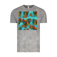 Cloud Rock rooster and sunflowers seamless pattern Vintage Tee - HRA Design Shop
