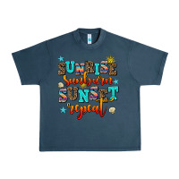 Midnight Navy sunrise sunburn sunset repeat Urban Heavy Tee - AdoDesignShop
