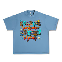 Pebble Blue sunrise sunburn sunset repeat Urban Heavy Tee - AdoDesignShop