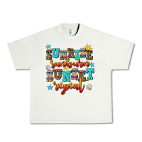 Pistachio sunrise sunburn sunset repeat Urban Heavy Tee - AdoDesignShop