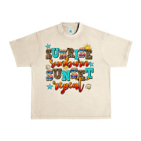 Sandshell sunrise sunburn sunset repeat Urban Heavy Tee - AdoDesignShop