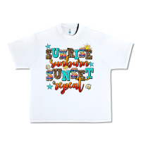 White sunrise sunburn sunset repeat Urban Heavy Tee - AdoDesignShop