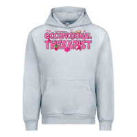 Heather Grey breast cancer occupational therapist Urban Hoodie - texasbilliewilder
