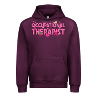 Mauve Wine breast cancer occupational therapist Urban Hoodie - texasbilliewilder