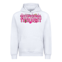 White breast cancer occupational therapist Urban Hoodie - texasbilliewilder