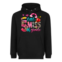 Black little miss fifth grade Heavyweight Hoodie - NancyCooperArtShop