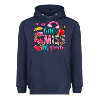 Navy little miss fifth grade Heavyweight Hoodie - NancyCooperArtShop