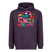 Plum little miss fifth grade Heavyweight Hoodie - NancyCooperArtShop