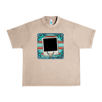 French Oak gemstone turquoise serape custom photo frame coaster Urban Heavy Tee - BarkalooDesign