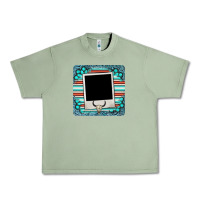 Oil Green gemstone turquoise serape custom photo frame coaster Urban Heavy Tee - BarkalooDesign