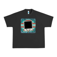 Pigment Black gemstone turquoise serape custom photo frame coaster Urban Heavy Tee - BarkalooDesign