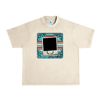 Sandshell gemstone turquoise serape custom photo frame coaster Urban Heavy Tee - BarkalooDesign