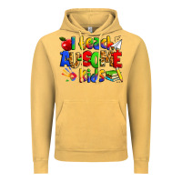 Vintage Mustard i teach ausome kids autism teacher Vintage Hoodie - Zillion Design Studio